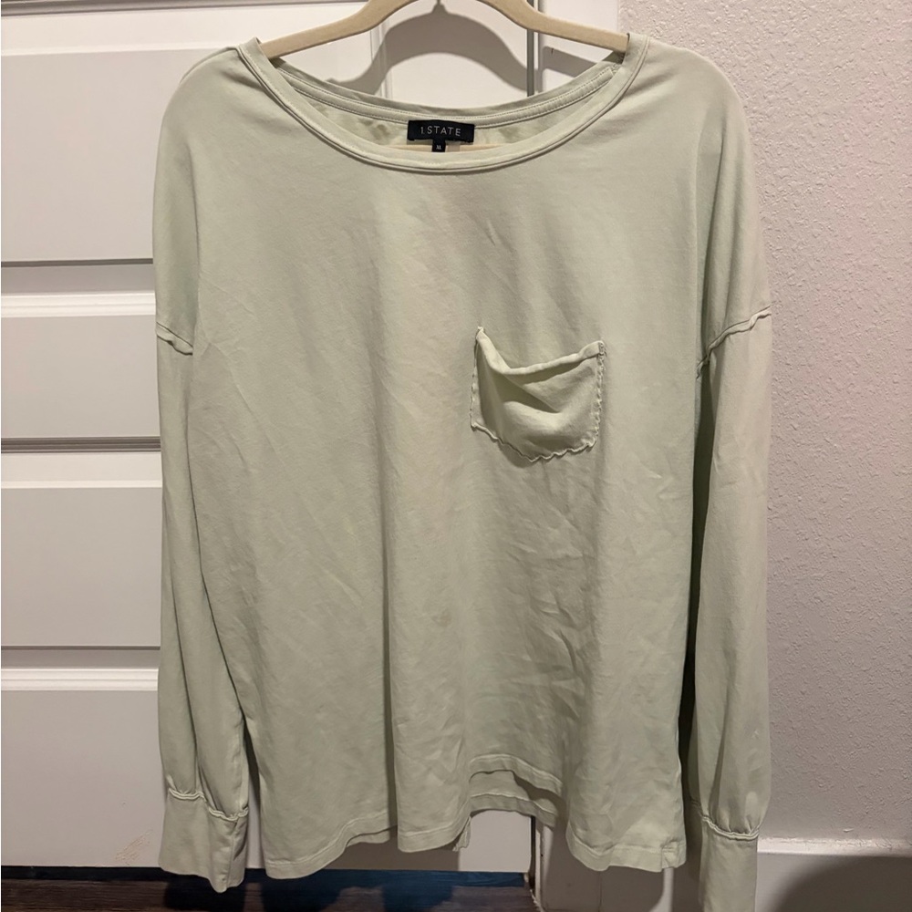 Women’s 1.State Long Sleeve Tunic Top with Pocket